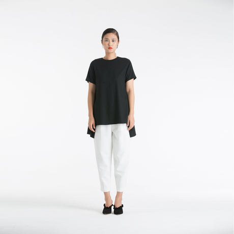 BLACK CREPE BLOUSE