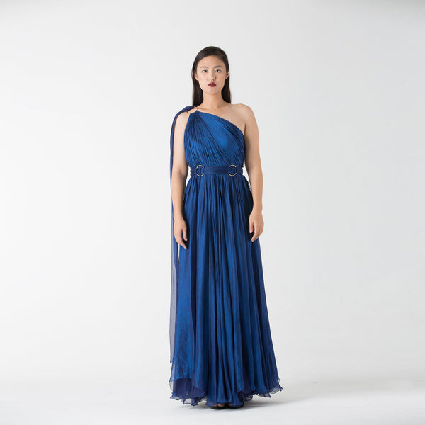 BLUE ABEER DRESS