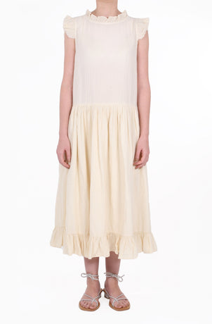 CREAM HOLIDAY DRESS