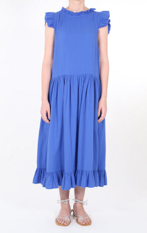 atelier delphine holiday dress Lille Dress at Atelier Delphine Blue Glow / XS