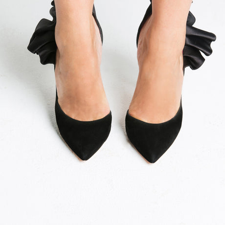BLACK ADELE HEELS